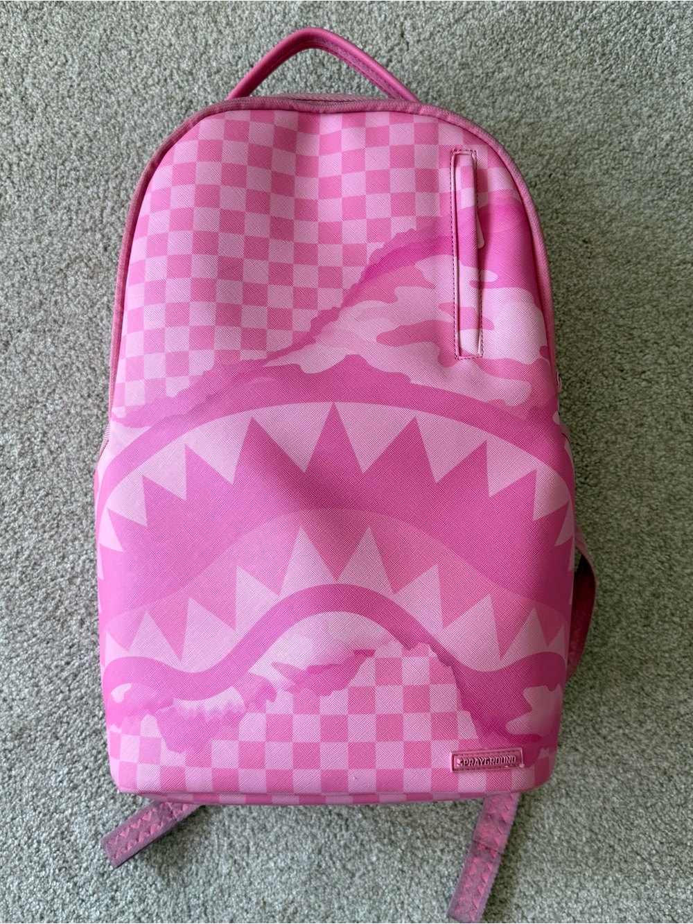 Sprayground 3am Riptide Pink Backpack Used No Sprayground Tag
